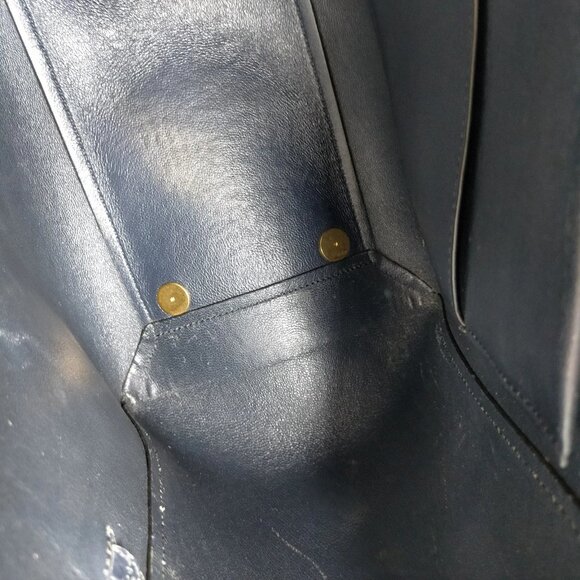 CELINE Hand Bag Navy Blue Leather mon869-100625 - Picture 12 of 16